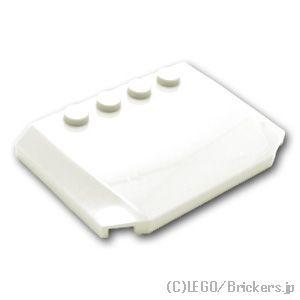 レゴ パーツ ばら売り #52031 トリプル カーブ ウェッジ 4 x 6 x 2/3：ホワイト ...