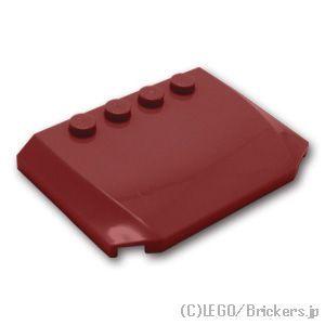 レゴ パーツ ばら売り #52031 ウェッジ トリプル カーブ 4 x 6 x 2/3 ：ダークレ...