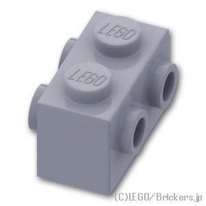 レゴ ブロック パーツ ばら売り #52107 ブロック 1 x 2 - 2面スタッド：グレー | ...