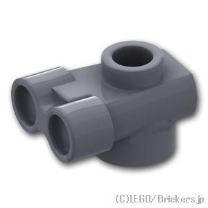 レゴ パーツ ばら売り #52494 プレート 1 x 1 - ラウンド 双眼鏡：ダークグレー | ...