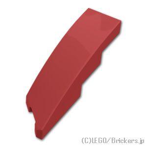 レゴ パーツ ばら売り #5414 ウェッジ カーブ 4 x 1 - 右：ダークレッド | LEGO...
