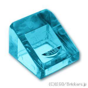 レゴ パーツ ばら売り #54200 スロープ 30° 1 x 1 x 2/3：トランスライトブルー...