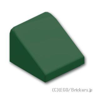 レゴ パーツ ばら売り #54200 スロープ 30° 1 x 1 x 2/3：ダークグリーン | LEGOの部品
