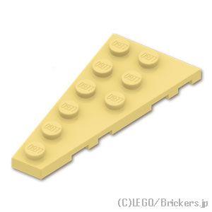 レゴ パーツ ばら売り #54384 ウェッジ プレート 6 x 3 - 左：タン | LEGOの部...
