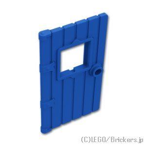 レゴ パーツ ばら売り #5466 ドア1 x 4 x 6 - スタッドハンドル：ブルー | LEG...