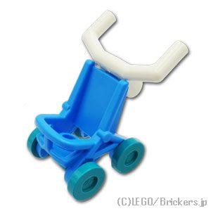 レゴ パーツ ばら売り #5491c05 ベビーカー(5491 / 2496 / 98397)：ダー...