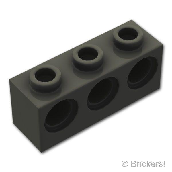 レゴ パーツ ばら売り #5565 テクニック ブロック 1 x 3 - 3ホール：ブラック | L...
