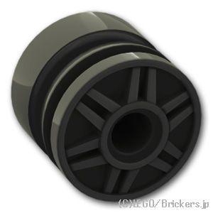 レゴ パーツ ばら売り #55981 ホイール 18mm x 14mm - ピンホール：ブラック |...