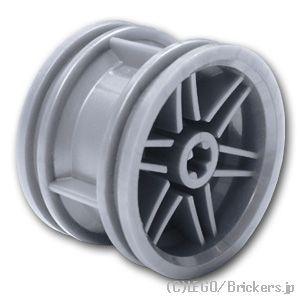 レゴ パーツ ばら売り #56145 ホイール 30.4mm x 20mm - 軸穴：フラットシルバ...