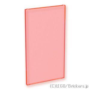 レゴ パーツ ばら売り #57895 ウィンドウ ガラス 1 x 4 x 6：トランスネオンオレンジ...