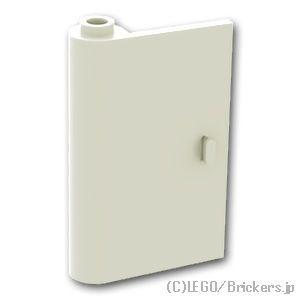 レゴ 車 パーツ ばら売り #58381 ドア 1 x 3 x 4 - 左：ホワイト | LEGOの...