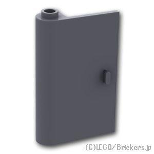 レゴ 車 パーツ ばら売り #58381 ドア 1 x 3 x 4 - 左：ダークグレー | LEG...