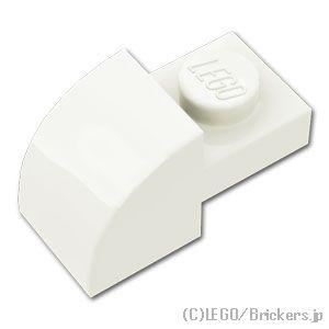 レゴ パーツ ばら売り #5841 スロープ カーブ 2 x 1：ホワイト | LEGOの部品