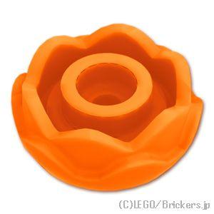 レゴ パーツ ばら売り #5904 フラワー - レイヤー花びらのピオニー・ローズ：オレンジ | L...