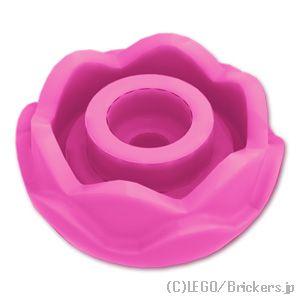 レゴ パーツ ばら売り #5904 フラワー - レイヤー花びらのピオニー・ローズ：ダークピンク |...