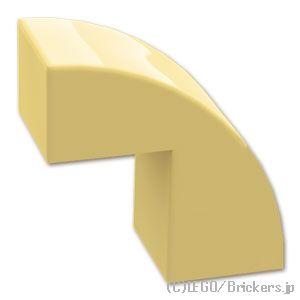 レゴ パーツ ばら売り #5907 スロープ カーブ 2 x 1 x 1 2/3：タン | LEGO...