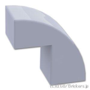 レゴ パーツ ばら売り #5907 スロープ カーブ 2 x 1 x 1 2/3：グレー | LEG...