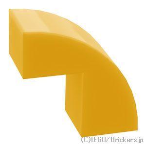 レゴ パーツ ばら売り #5907 スロープ カーブ 2 x 1 x 1 2/3：パールゴールド |...