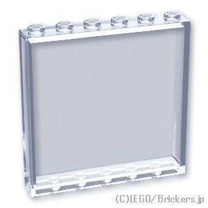 レゴ パーツ ばら売り #59349 パネル 1 x 6 x 5：トランスクリアー | LEGOの部...