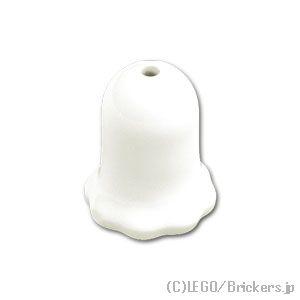 レゴ パーツ ばら売り #6017 ベルフラワー / カンパニュラ 花 - ピンホール：ホワイト |...