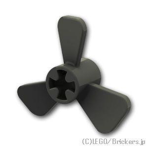 レゴ パーツ ばら売り #6041 プロペラ - 3枚刃 3L 26.6mm：ブラック | LEGO...