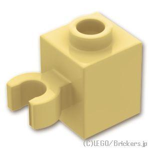 レゴ パーツ ばら売り #60475b ブロック 1 x 1 - 垂直クリップ：タン | LEGOの...