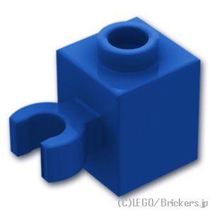 レゴ パーツ ばら売り #60475b ブロック 1 x 1 - 垂直クリップ：ブルー | LEGO...