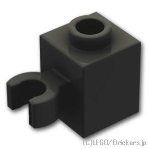 レゴ パーツ ばら売り #60475b ブロック 1 x 1 - 垂直クリップ：ブラック | LEG...