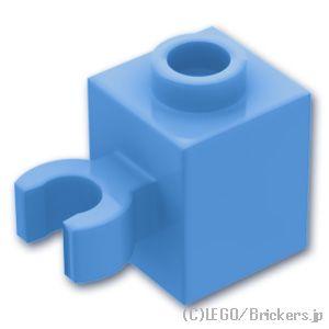 レゴ パーツ ばら売り #60475b ブロック 1 x 1 - 垂直クリップ：ミディアムブルー |...