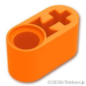 レゴ パーツ ばら売り #60483 テクニック リフトアーム 1 x 2 - 軸 / ピンホール：オレンジ | LEGOの部品