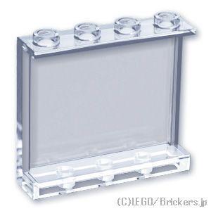 レゴ パーツ ばら売り #60581 パネル 1 x 4 x 3 - サイドサポート：トランスクリア...