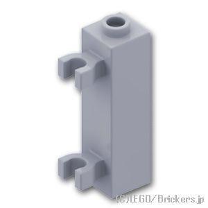 レゴ パーツ ばら売り #60583b ブロック 1 x 1 x 3 - 垂直クリップ：グレー | ...