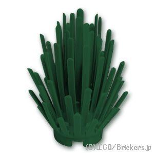 レゴ パーツ ばら売り #6064 プラント 2 x 2 x 4 - チクチクの茂み：ダークグリーン...