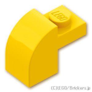 レゴ パーツ ばら売り #6091 スロープ カーブ 2 x 1 x 1 1/3：イエロー | LEGOの部品
