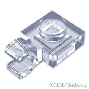 レゴ パーツ ばら売り #61252 プレート 1 x 1 - 水平クリップ：トランスクリアー | ...