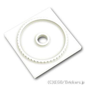 レゴ パーツ ばら売り #61485 ターンテーブル 4 x 4 - ベース：ホワイト | LEGO...