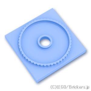 レゴ パーツ ばら売り #61485 ターンテーブル 4 x 4 - ベース：ブライトライトブルー ...
