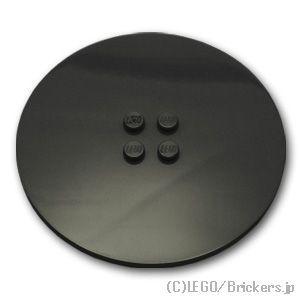 レゴ パーツ ばら売り #6177 タイル ラウンド 8 x 8 - センタースタッド ：ブラック ...