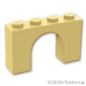 レゴ パーツ ばら売り #6182 アーチ 1 x 4 x 2：タン | LEGOの部品