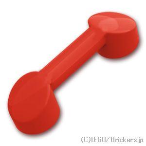 レゴ パーツ ばら売り #6190 バー 1 x 3 - 受話器：レッド | LEGOの部品