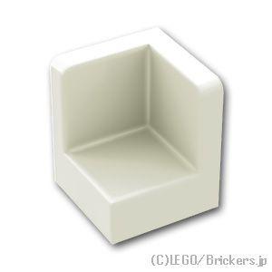 レゴ パーツ ばら売り #6231 パネル 1 x 1 x 1 - コーナー：ホワイト | LEGO...