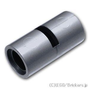 レゴ パーツ ばら売り #62462 テクニック ピンコネクター 2L - 丸筒：フラットシルバー ...