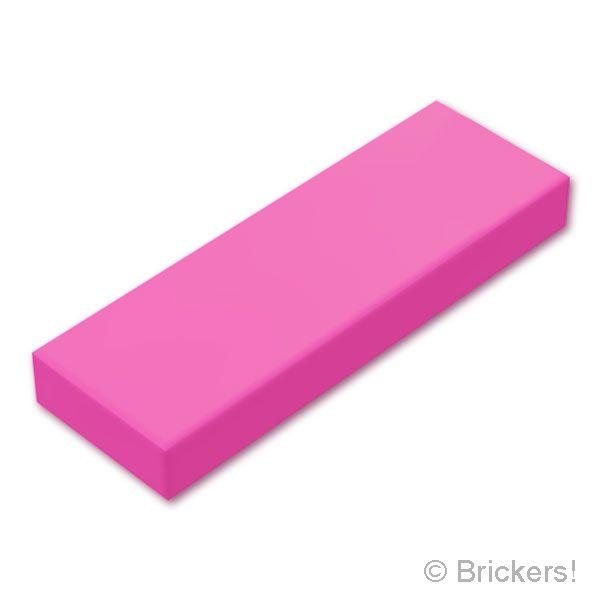 レゴ パーツ ばら売り #63864 タイル 1 x 3：ダークピンク | LEGOの部品