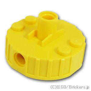 レゴ パーツ ばら売り #65209c01 マグネットブロック 3ピンホール - 4×4×2：イエロ...