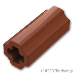 レゴ テクニック パーツ ばら売り #6538c テクニック 軸コネクター：ブラウン | LEGOの...