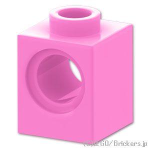 レゴ パーツ ばら売り #6541 テクニック ブロック 1 x 1 - 1ホール：ブライトピンク ...