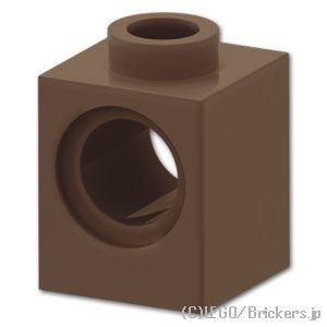 レゴ パーツ ばら売り #6541 テクニック ブロック 1 x 1 - 1ホール：ダークブラウン ...