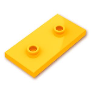 レゴ パーツ ばら売り #65509 プレート 2 x 4 - ダブル ジャンパー：ブライトライトオ...