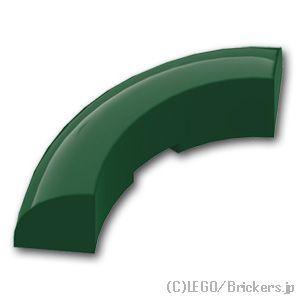 レゴ パーツ ばら売り #65617 ブロック ラウンド コーナー 3 x 3 - スタッドなし：ダ...