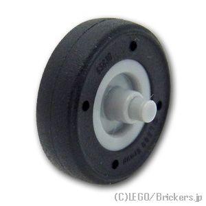 レゴ パーツ ばら売り #65630pb01 ホイール タイヤセット - 14 x 4：グレー | ...